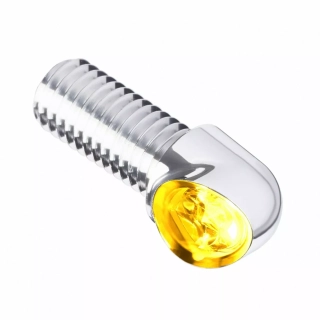 Homologovaný zadní led motocyklový blinkr + zadní světlo + brzdové světlo 3V1 MOTOGADGET MO.BLAZE TENS 3 , balení 1 kus, leštěný chrom