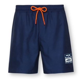 Pánské plážové kraťasy / šortky / pánské plavky KTM RED BULL SHORTS barva modrá/oranžová