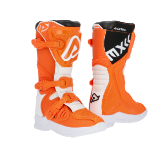Dětské motokrosové boty ACERBIS X-TEAM KID barva černá/bílá/oranžová