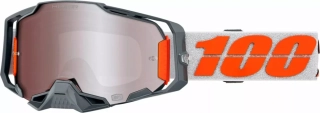 Motokrosové brýle 100% ARMEGA SILVER HIPER 50003-00016 - zrcadlové sklo hiper
