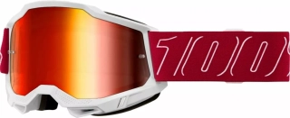 Motokrosové brýle 100% ACCURI 2 REDLINE 50014-00051 se zrcadlovým objektivem + čirý 