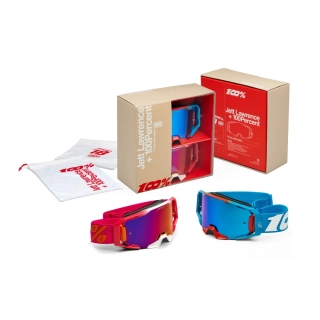 Motokrosové / enduro brýle 100% ARMATIC Jett Lawrence Limited Edition Goggle Pack 50063-00001 / balení 2 kusů brýlí