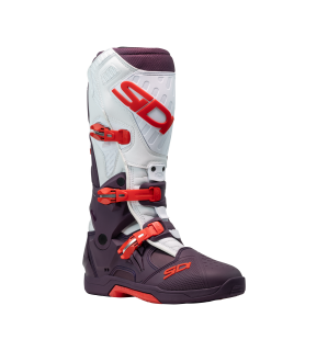 Motokrosové / enduro boty SIDI CROSSAIR barva vínová/červená/bílá, pár
