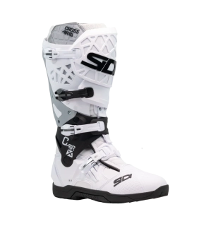 a Motokrosové / enduro boty SIDI CROSSAIR X barva bílá/černá velikost 44, pár