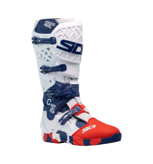 Motokrosové / enduro boty SIDI CROSSAIR X barva bílá/červená/černá, pár