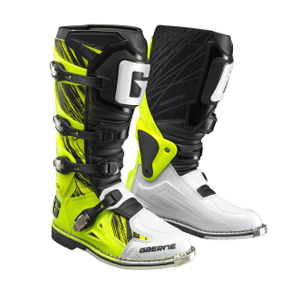 Motokrosové boty GAERNE FASTBACK ENDURANCE barva černá/žlutá fluo/bílá