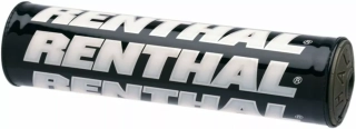 Kryt hrazdy řidítek motocyklu RENTHAL R.BAR PAD MINI SHINY barva černá/bílá délka 20,5 cm 