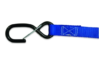 Upínací kurty s háky - přepravní popruhy ACERBIS TIE DOWNSEXTRA SILNÉ délka 205 cm, šíře popruhu 3,5 cm, barva modrá - pár