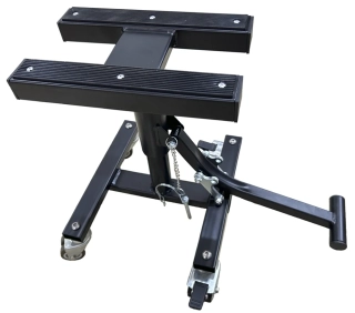 Pojízdný zesílený stojan z ocelových profilů QTECH MX HD pojízdný (černý matný) zvýšená nosnost na max. 180 kg