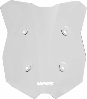 Motocyklové plexi / čelní plexi motocyklu WRS VERZE SPORT KT007F pro KTM 1290 SUPER DUKE GT rok 2019-2024, barva kouřová, výška plexi 32 cm
