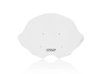 Motocyklové plexi / čelní plexi motocyklu WRS VERZE SPORT KT011T pro KTM DUKE 890 / 790 / R rok 2020-2024 barva čirá, výška plexi 28,5 cm