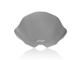 Motocyklové plexi / čelní plexi motocyklu WRS VERZE SPORT KT011FS pro KTM DUKE 890 / 790 / R rok 2020-2024 barva tmavě kouřová, výška plexi 28,5 cm