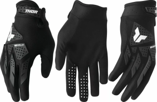 Motokrosové / enduro / mtb rukavice THOR LAUNCHMODE XP barva černá/bílá 