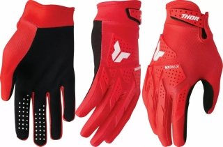Motokrosové / enduro / mtb rukavice THOR LAUNCHMODE XP barva červená/černá