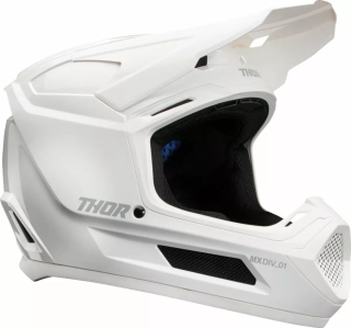 Dětská motokrosová přilba THOR FLEET YOUTH WHITEOUT  barva bílá lesklá