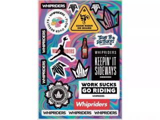 Set samolepek BLACKBIRD RACING DECAL LOGO WHIPRIDERS SHEET