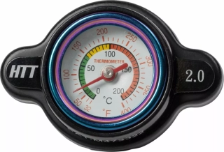 Víčko chladiče motocyklu s ukazatelem teploty MOOSE OFFROAD RADIATOR CAP WITH TEMP GAUGE pro SUZUKI RM 125 rok 2000-2007