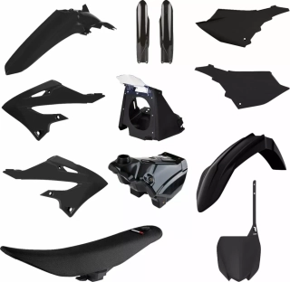 Sada plastů POLISPORT RESTYLING KIT typ 90768 pro YAMAHA YZ 125 rok 2002-2021 viz popis, barva černá, design YZ 2022
