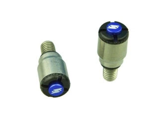 Odvzdušňovací mikro ventilky (pár) SCAR WP/MARZOCCHI/OHLINS/PAIOLI - MODRÉ VERZE M4 ( 4 mm x 0,7 )