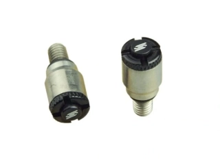 Odvzdušňovací mikro ventilky (pár) SCAR WP/MARZOCCHI/OHLINS/PAIOLI - ČERNÉ VERZE M4 ( 4 mm x 0,7 )