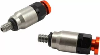 Odvzdušňovací mikro ventilky (pár) KSX FORK AIR BLEEDERS WP/MARZOCCHI/OHLINS - ORANŽOVÉ VERZE M4 ( 4 mm )