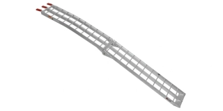 Hliníková nájezdová rampa skládací Q-TECH pro motocykl délka 222 cm, šíře 23 cm, nosnost 250 kg