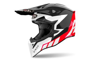 a Motokrosová přilba AIROH WRAAAP RELOADED  barva černá/žlutá fluo/šedá matná, velikost XS pro obvod hlavy 53-54 cm