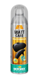 a Ošetřující sprej na matné povrchy MOTOREX MATT CARE balení 500 ml