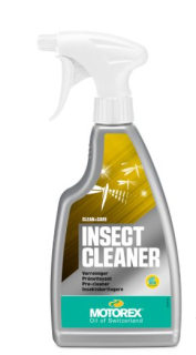 a Vysoce účinný odstraňovač hmyzu a dehtu pro univerzální použití MOTOREX INSECT CLEANER (PRE CLEANER) - odstraňovač hmyzu balení 500ml 