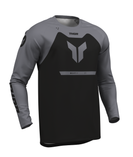 Dětský sportovní motokrosový / MTB dres THOR RIDEMODE RACEWEAR MENACE barva černá/šedá 