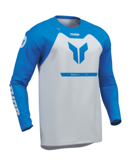 Dětský sportovní motokrosový / MTB dres THOR RIDEMODE RACEWEAR MENACE barva modrá/bílá  
