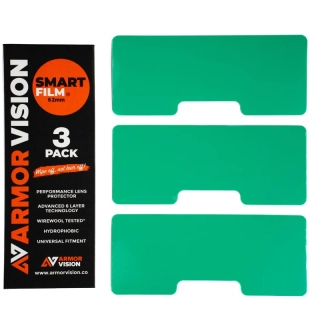 Ochranná slída na objektiv motokrosových brýlí ARMOR VISION SMART FILM 62 mm, balení 3 kusy