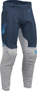 Ventilační motokrosové / enduro kalhoty THOR LAUNCHMODE VENTED AIR RAPTOR barva midnigt/šedá