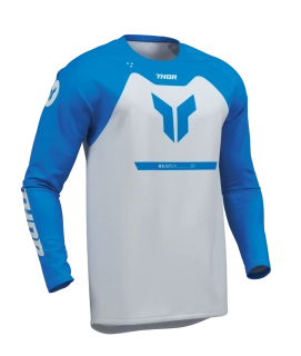 Motokrosový - enduro - MTB dres THOR RIDEMODE MENACE barva modrá/šedá