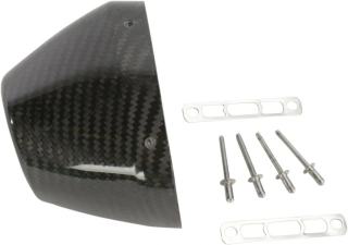 A Karbonové zakončení výfuku FMF REPLACEMENT END CAP PRO KONCOVKU FMF RCT 4.1 040693 barva černá 