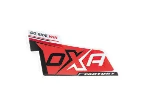 Samolepka na výfuk motocyklu / polep výfuku OXA FACTORY STICKER EXHAUST BLACK EDITION 