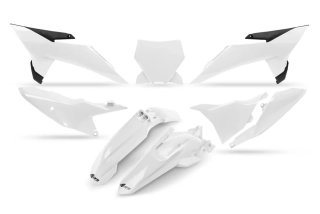 Sada plastů motocyklu UFO BODY KIT pro KTM SX 85 rok 2025- barva bílá/černá