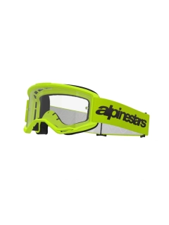 Motokrosové / enduro brýle ALPINESTARS VISION 3 WORDMARK ŽLUTÁ FLUO 5103325-5038 s čirým objektivem 