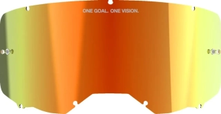 Náhradní plexi - čočka - objektiv pro motokrosové brýle ALPINESTARS VISION 3, VISION 5, VISION 8 barva zrcadlová červená