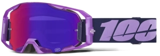 Motokrosové / enduro brýle 100% ARMATIC TOYOKO zrcadlový fialový objektiv, 50060-00013