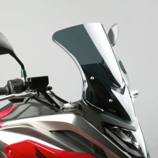Plexi motocyklu NATIONAL CYCLE verze nízká pro HONDA NC 750X rok 2021-2024 barva tmavě šedá, výška plexi 42,2 cm