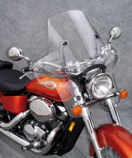 Plexi motocyklu NATIONAL CYCLE PLEXIFAIRING N8413-01 pro HONDA VT600C / CD Shadow VLX/DLX rok 1988-2007 barva čirá, včetně montážní sady, výška plexi 56 cm