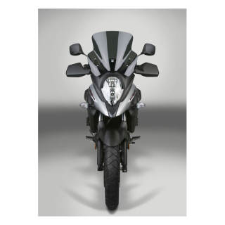 Plexi motocyklu NATIONAL CYCLE verze krátká N20220 pro SUZUKI DL 650 V-STROM / V-STROM ADVENTURE/X/XT rok 2017-2021, barva tmavě šedá výška plexi 35,5 cm