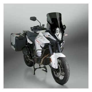 Plexi motocyklu NATIONAL CYCLE verze krátká N20807 pro KTM 1290 SUPER ADVENTURE T rok 2017-2019 barva tmavě šedá, výška plexi 35 cm