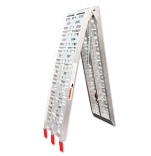 Heavy duty hliníková nájezdová rampa pro motocykl a UTV skládací SHARK Accessories délka 230 cm, šíře 28,5 cm, max. nosnost 680