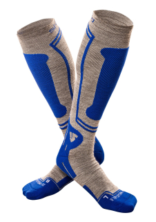 a Dlouhé ponožky/podkolenky UNDERSHIELD ALPINA SOCK barva modrá/šedá velikost 39/42