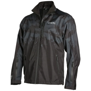 a Bunda do deště ONEAL SHORE RAIN JACKET barva černá/šedá velikost XS