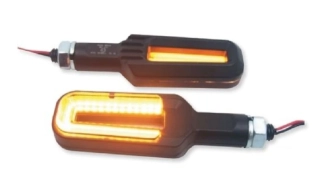 Univerzální led homologované blinkry PARTS EUROPE TURN SIGNAL černé pouzdro 
