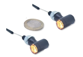 Univerzální led homologované blinkry PARTS EUROPE TURN SIGNAL černé pouzdro, oranžové sklíčko  