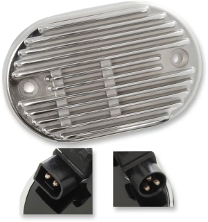 Regulátor dobíjení / regulátor napětí DRAG SPECIALTIES pro HARLEY DAVIDSON FX / FLST rok 2008-2010 viz popis barva chromová